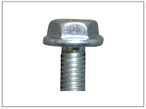 Washer Head Bolt White M10X35