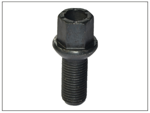 Lug Bolt Holey Black 6103189855 VW Audi M14x1,5x52mm 